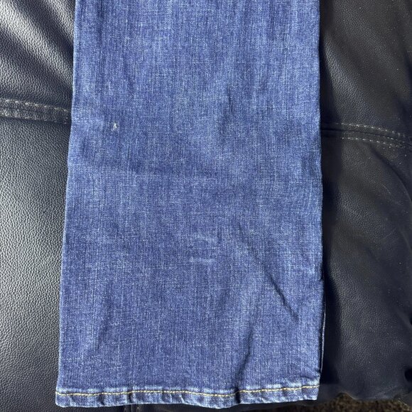 Wrangler Men's Slim Fit Boot Cut Jeans Blue Denim 5-Pocket Outdoor Preppy 32/34 - Picture 12 of 16